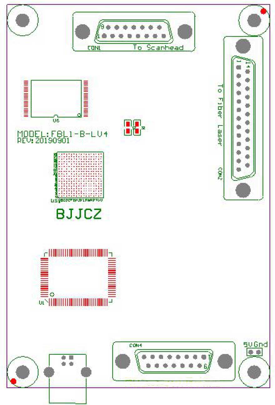 金橙子光纖激光打標(biāo)卡（無(wú)軸）FBL1-B-LV4