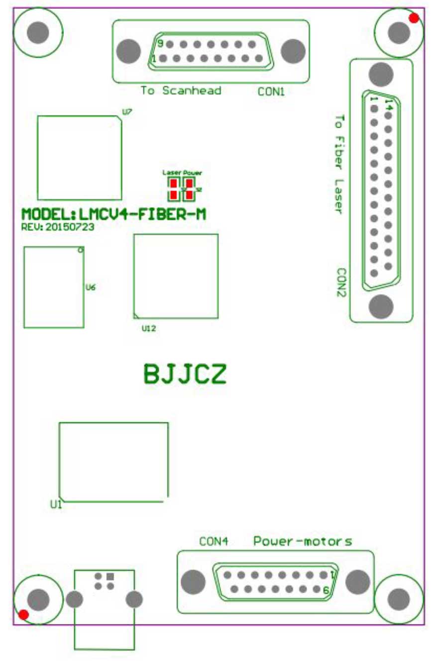 光纖激光打標(biāo)卡(帶軸) LMC2015 FIBER-M